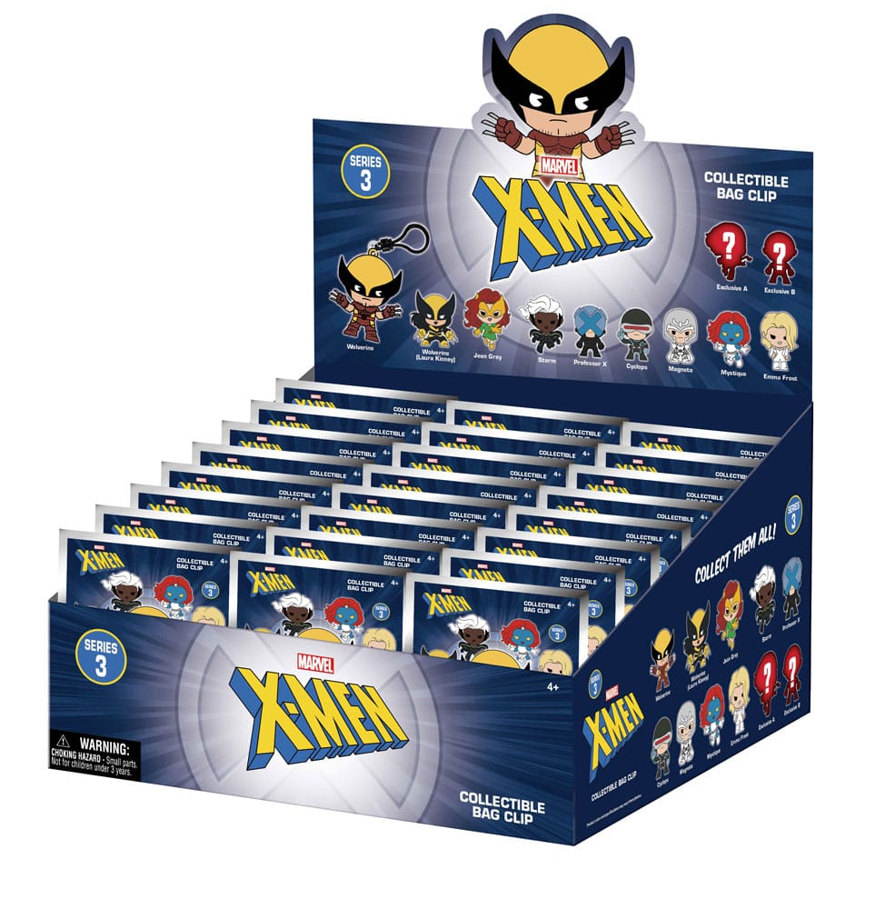 Marvel 3D PVC-Taschenanhänger X-men Classic Serie 3 Display (24) Image 3