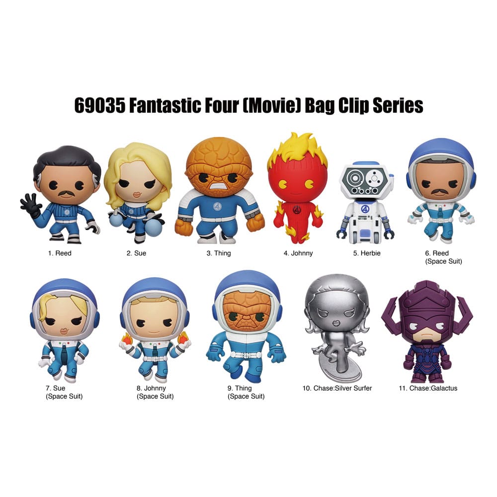 Fantastic Four 3D PVC-Taschenanhänger Movie Display (24) Image 1