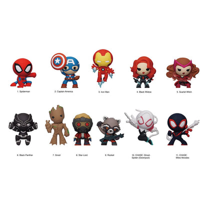 Marvel 3D PVC-Taschenanhänger 85th Core Comic Series 12 Display (24) Image 1