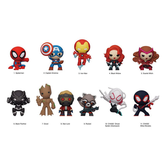 Marvel 3D PVC-Taschenanhänger 85th Core Comic Series 12 Display (24) Image 1