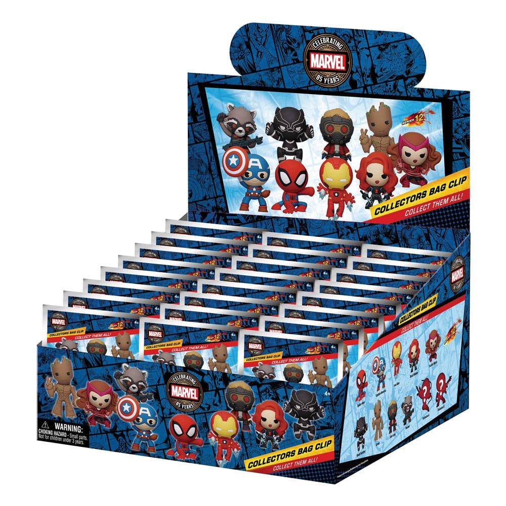 Marvel 3D PVC-Taschenanhänger 85th Core Comic Series 12 Display (24) Image 3