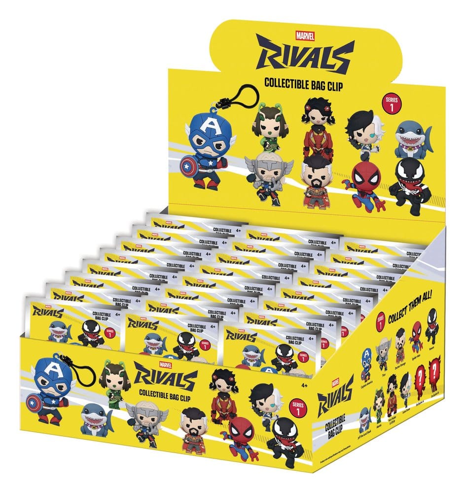 Marvel Rivals 3D PVC-Taschenanhänger Series 16 Display (24) Image 1