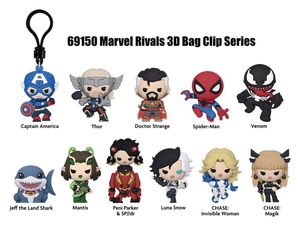 Marvel Rivals 3D PVC-Taschenanhänger Series 16 Display (24) Image 3
