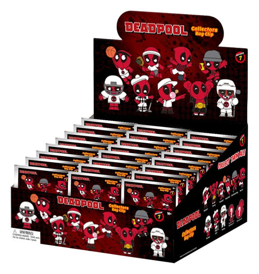 Deadpool 3D PVC-Taschenanhänger Serie 7 Display (24) Image 1