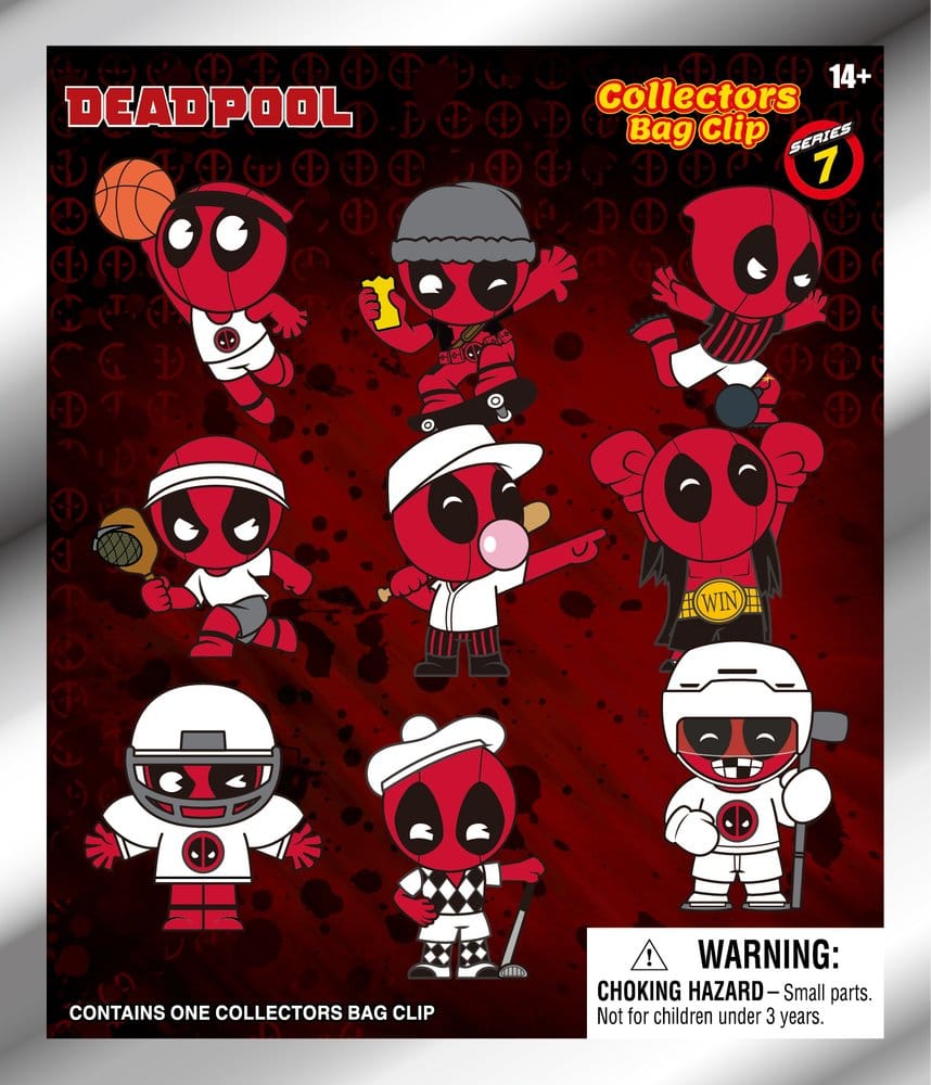 Deadpool 3D PVC-Taschenanhänger Serie 7 Display (24) Image 2