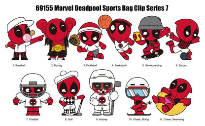 Deadpool 3D PVC-Taschenanhänger Serie 7 Display (24) Image 3