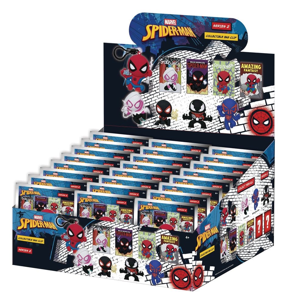 Spider-Man Classic 3D PVC-Taschenanhänger Serie 2 Display (24) Image 1