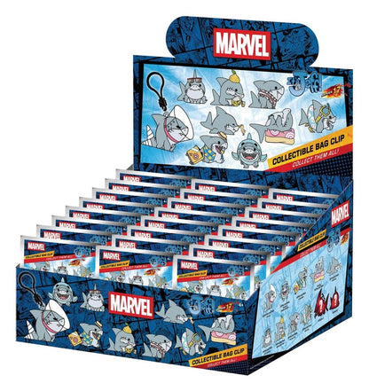 Marvel Rivals 3D PVC-Taschenanhänger Jeff the Land Shark Series 17 Display (24) Image 1