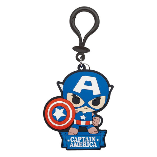 Marvel Soft Touch PVC Taschenanhänger Captain America Image