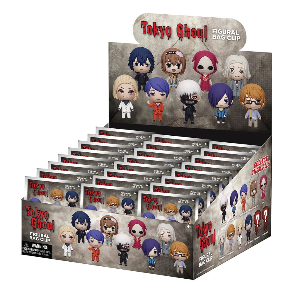 Tokyo Ghoul 3D PVC-Taschenanhänger Series 2 Display (24) Image 1