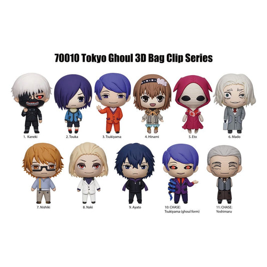 Tokyo Ghoul 3D PVC-Taschenanhänger Series 2 Display (24) Image 2