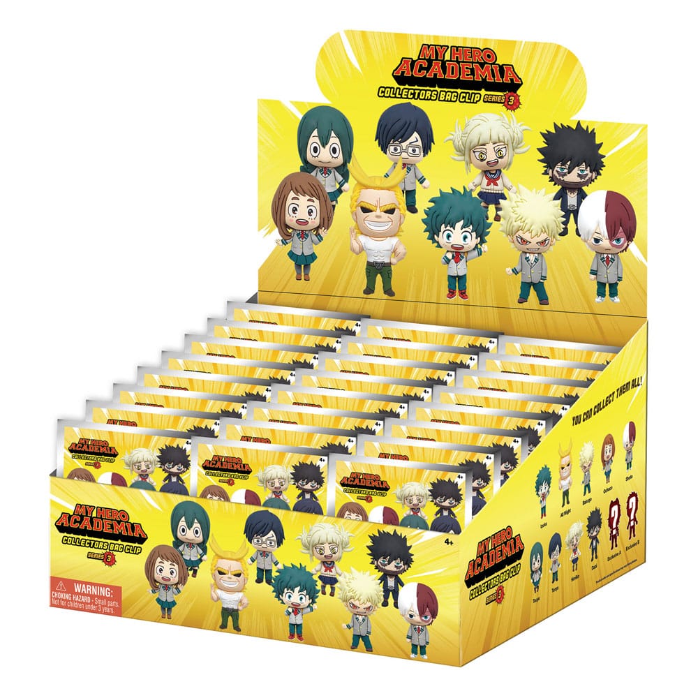 My Hero Academia 3D PVC-Taschenanhänger Series 3 Display (24) Image 1