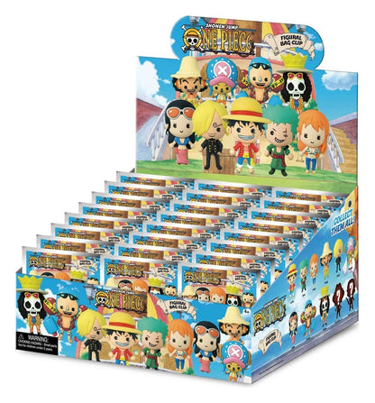 One Piece 3D PVC-Taschenanhänger Serie 1 Display (24) Image 1