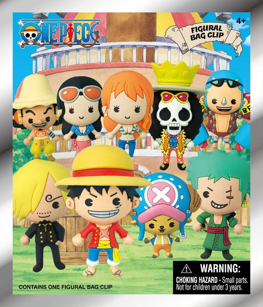 One Piece 3D PVC-Taschenanhänger Serie 1 Display (24) Image 2