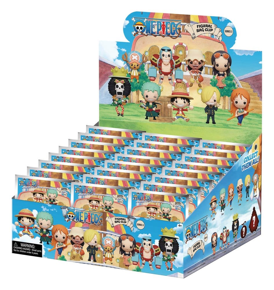 One Piece 3D PVC-Taschenanhänger Serie 3 Blind Bag Display (24) Image 1