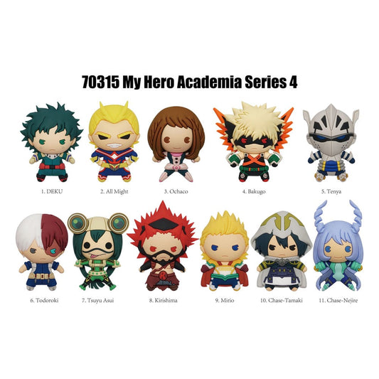 My Hero Academia 3D PVC-Taschenanhänger Series 4 Display (24) Image 1