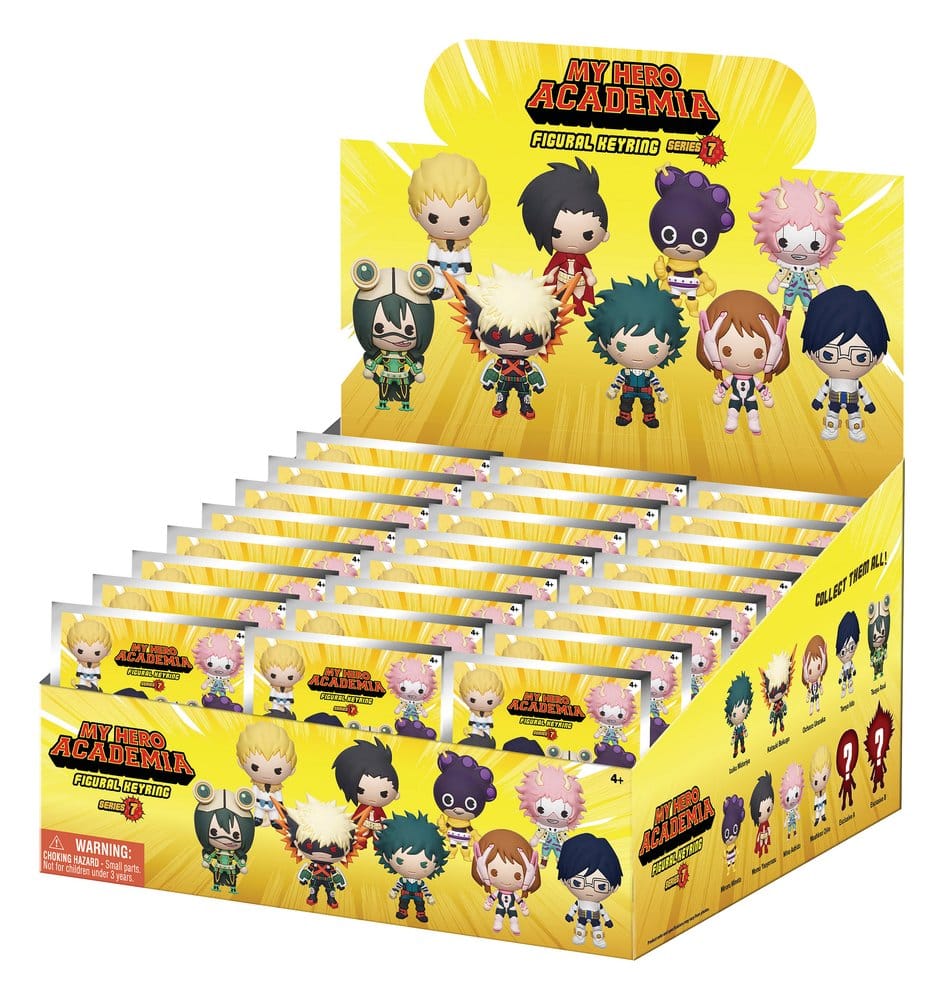 My Hero Academia 3D PVC-Taschenanhänger Serie 7 Display (24) Image 1