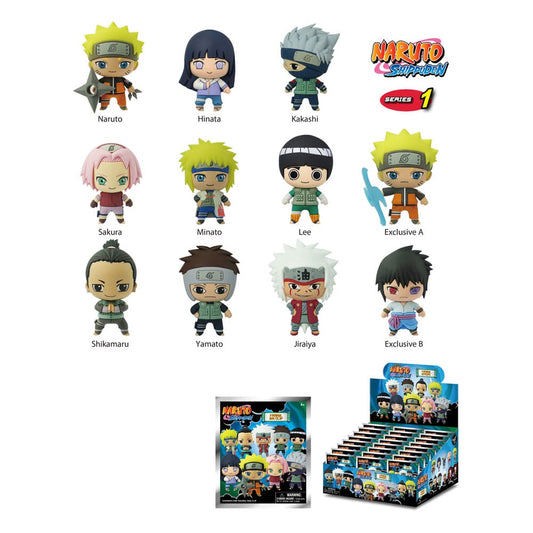 Naruto Shippuden 3D PVC-Taschenanhänger Series 01 Display (24) Image