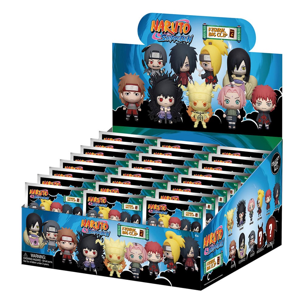 Naruto 3D PVC-Taschenanhänger Series 6 Display (24) Image 3