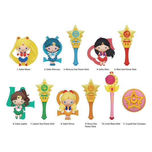Sailor Moon 3D PVC-Taschenanhänger Series 4 Display (24) Image 1