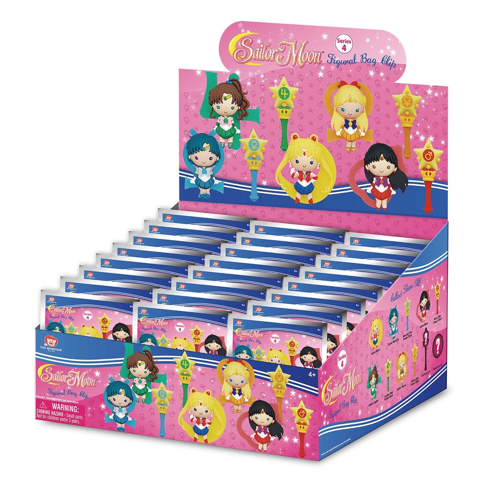 Sailor Moon 3D PVC-Taschenanhänger Series 4 Display (24) Image 3