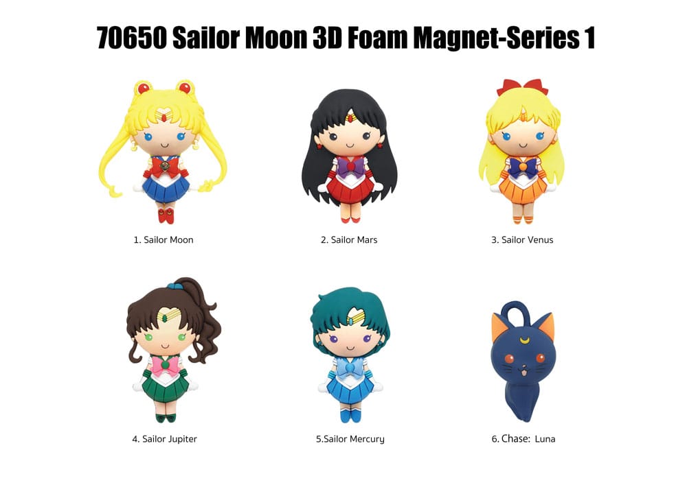Sailor Moon Magnete blind pack Series 1 Display (12) Image 3