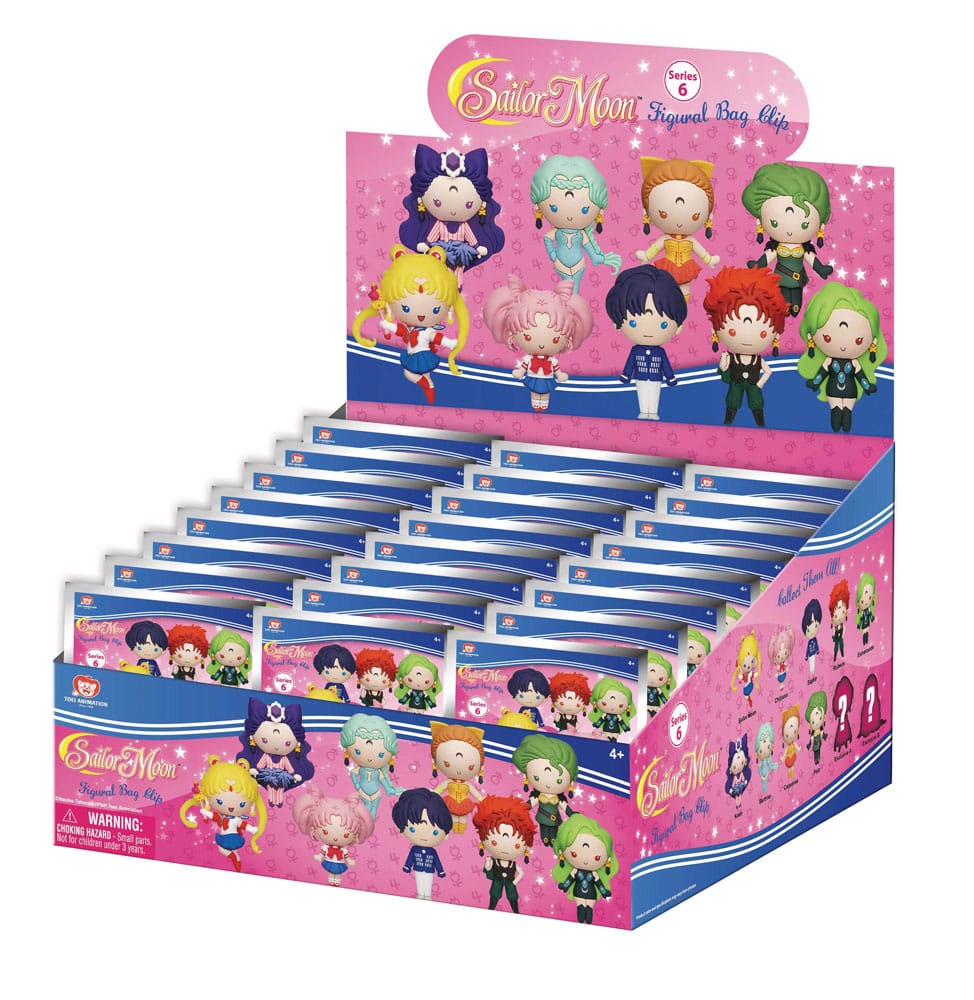 Sailor Moon 3D PVC-Taschenanhänger Series 6 Display (24) Image 3