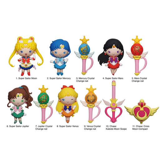 Sailor Moon 3D PVC-Taschenanhänger Series 7 Display (24) Image 1