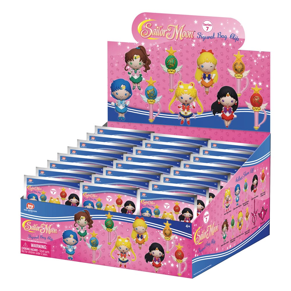 Sailor Moon 3D PVC-Taschenanhänger Series 7 Display (24) Image 3