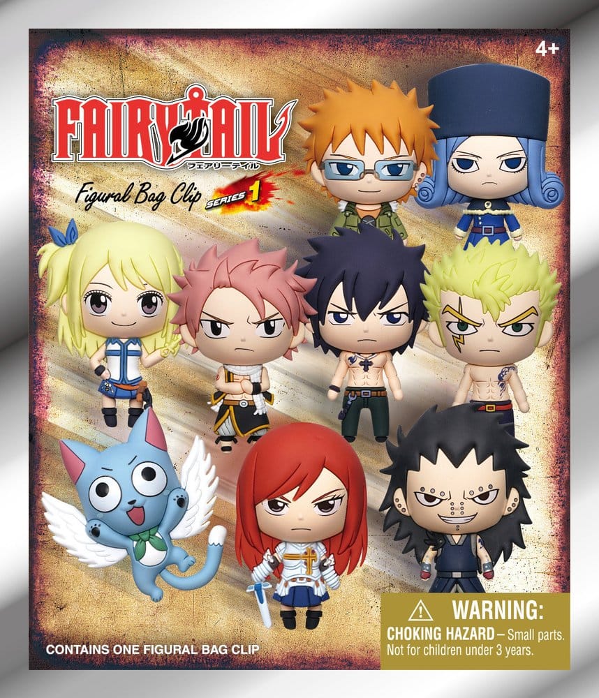 Fairy Tail 3D PVC-Taschenanhänger Serie 1 Display (24) Image 2