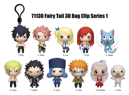 Fairy Tail 3D PVC-Taschenanhänger Serie 1 Display (24) Image 3