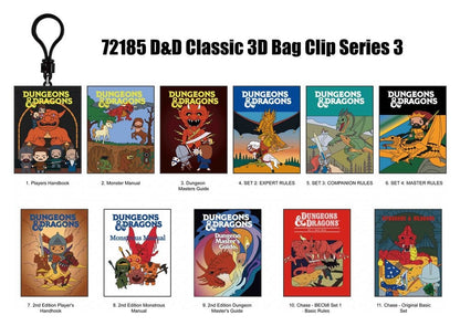Dungeons & Dragons Classic 3D PVC-Taschenanhänger Serie 3 Blind Bag Display (24) Image 1