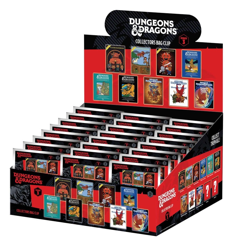 Dungeons & Dragons Classic 3D PVC-Taschenanhänger Serie 3 Blind Bag Display (24) Image 3