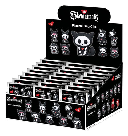 Skelanimals 3D PVC-Taschenanhänger Serie 1 Blind Bag Display (24) Image 1