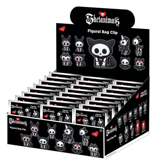 Skelanimals 3D PVC-Taschenanhänger Serie 1 Blind Bag Display (24) Image 1