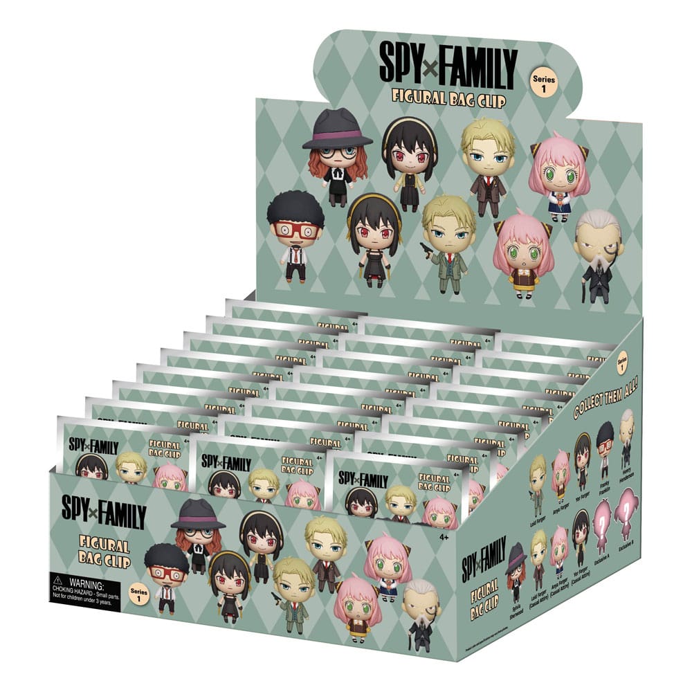 Spy x Family 3D PVC-Taschenanhänger Serie 1 Display  (24) Image 1