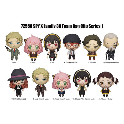 Spy x Family 3D PVC-Taschenanhänger Serie 1 Display  (24) Image 2