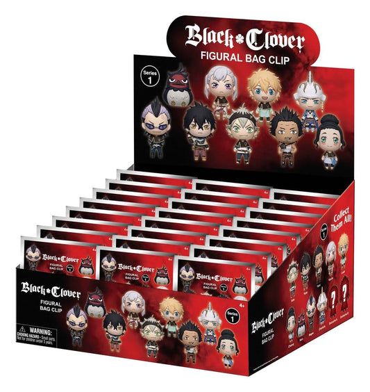 Black Clover 3D PVC-Taschenanhänger Serie 1 Display (24) Image 1