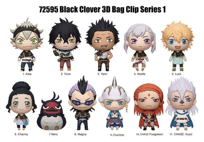 Black Clover 3D PVC-Taschenanhänger Serie 1 Display (24) Image 2