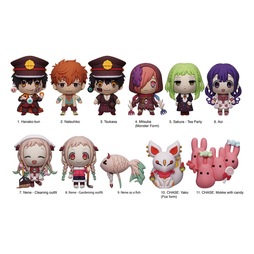 Toilet-Bound Hanako-kun 3D PVC-Taschenanhänger Series 2 Display (24) Image 1