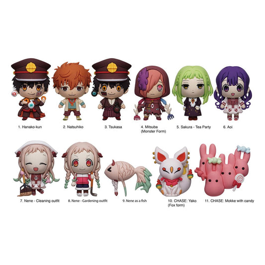 Toilet-Bound Hanako-kun 3D PVC-Taschenanhänger Series 2 Display (24) Image 1