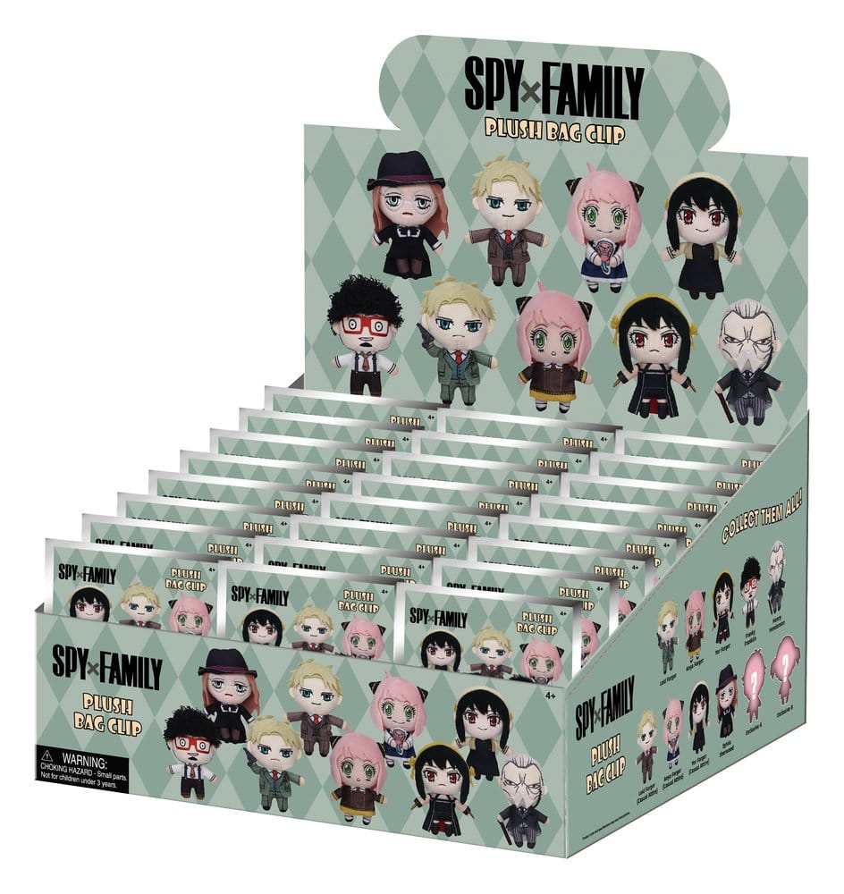 Spy x Family Plüsch-Taschenanhänger Display (24) Image 1