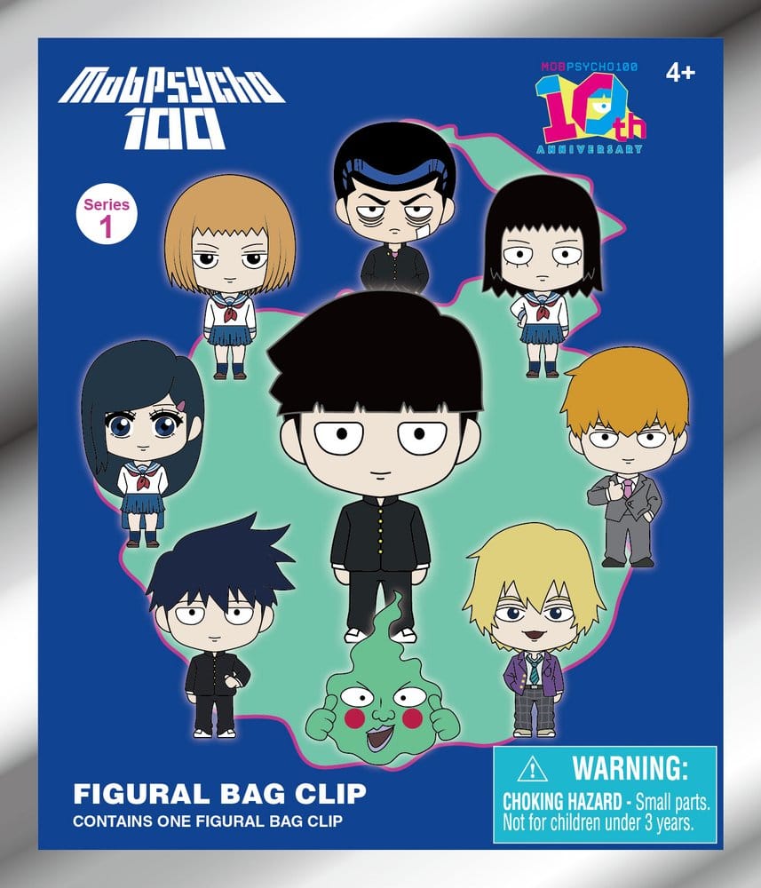 Mob Psycho 100 3D PVC-Taschenanhänger Serie 1 Blind Bag Display (24) Image 2
