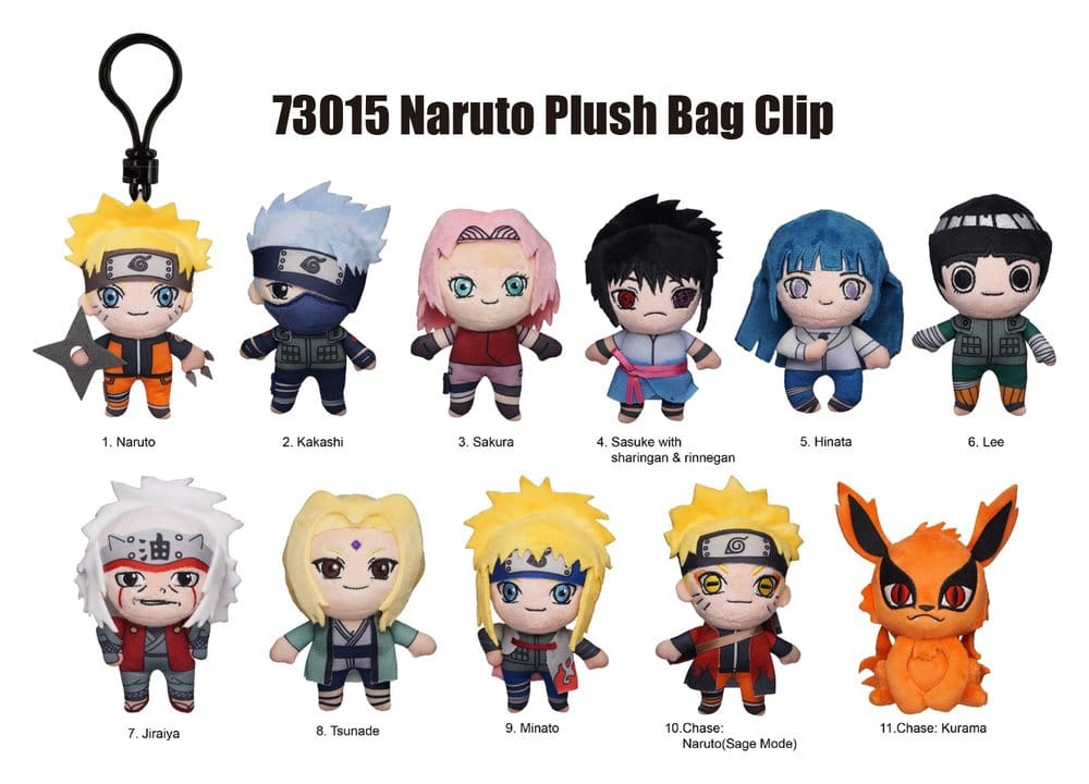 Naruto Plüsch-Taschenanhänger Display (24) Image 3