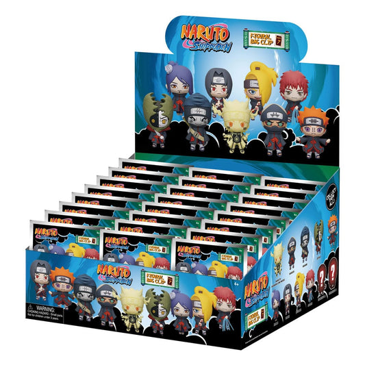 Naruto 3D PVC-Taschenanhänger Serie 7 Display  (24) Image 1