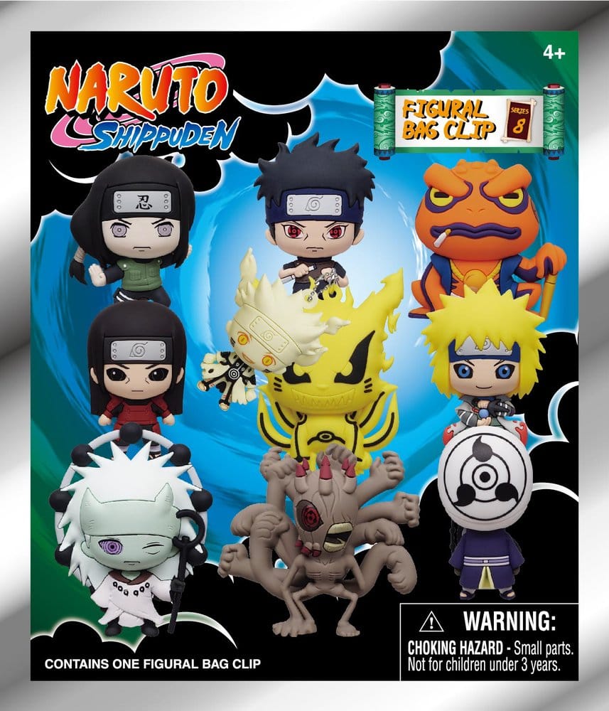 Naruto 3D PVC-Taschenanhänger Series 8 Display (24) Image 2