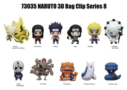 Naruto 3D PVC-Taschenanhänger Series 8 Display (24) Image 3