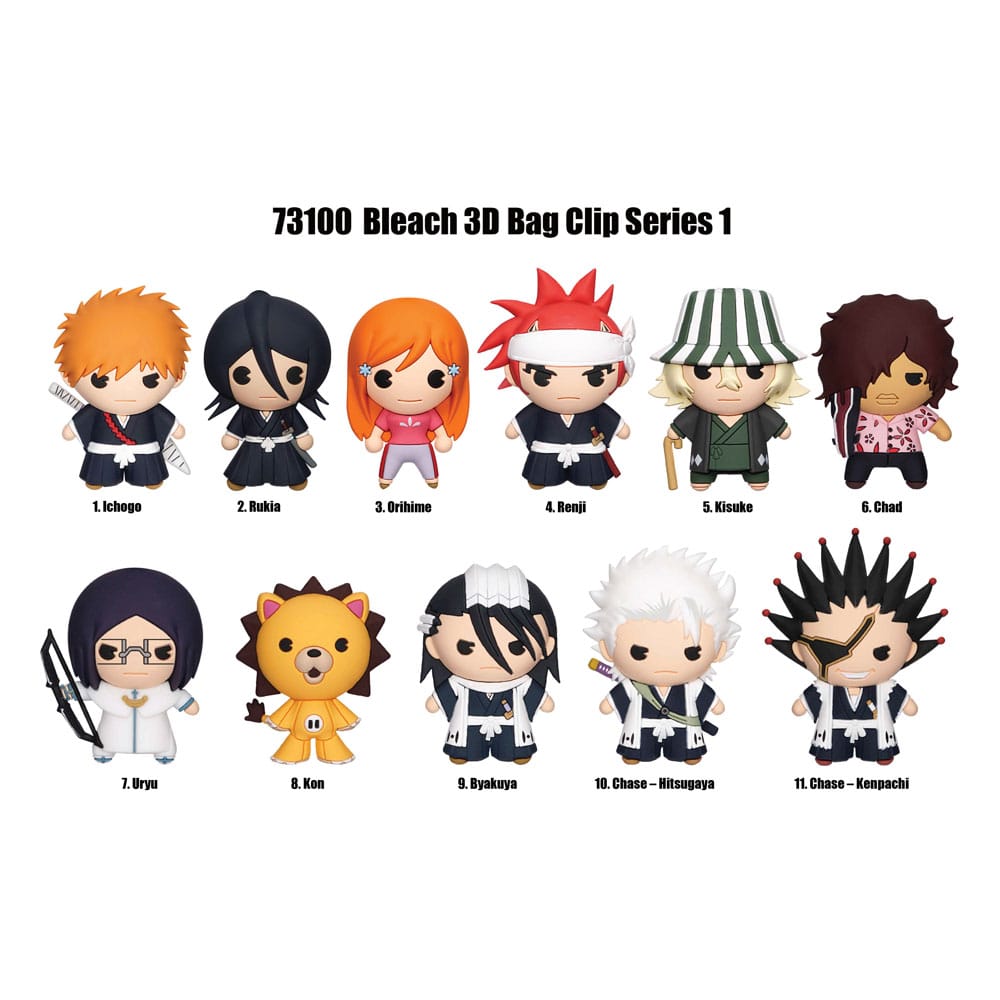 Bleach 3D PVC-Taschenanhänger Serie 1 Display (24) Image 3