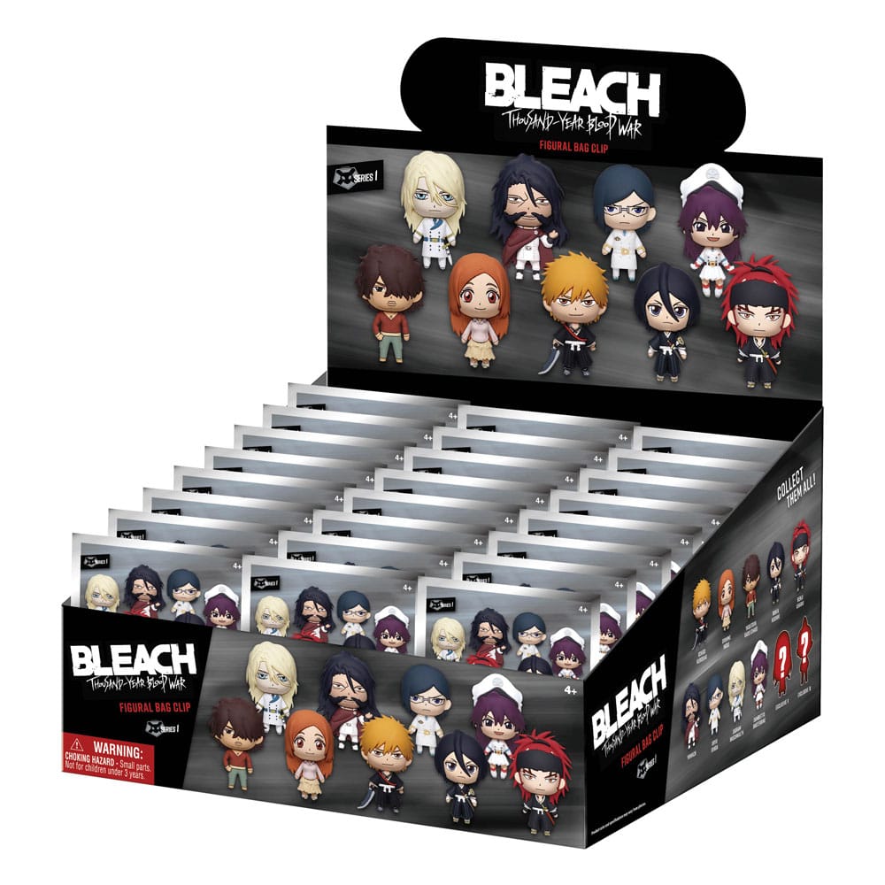 Bleach Thousand-Year Blood War 3D PVC-Taschenanhänger Serie 1 Display (24) Image 1