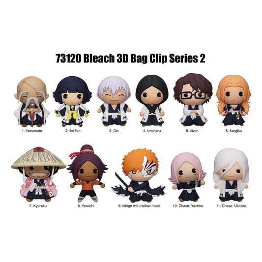 Bleach 3D PVC-Taschenanhänger Series 2 Display (24) Image 1